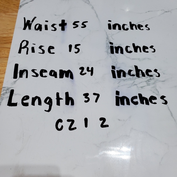 Woman Within Cropped Jeans Embroidered Floral Womens Plus Size 36W Blue - Picture 10 of 10